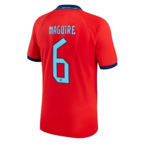 England Harry Maguire #6 Replika Udebanetrøje VM 2022 Kortærmet